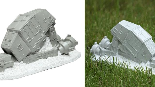 Skip The Gnome And Put A Fallen AT-AT On Your Lawn