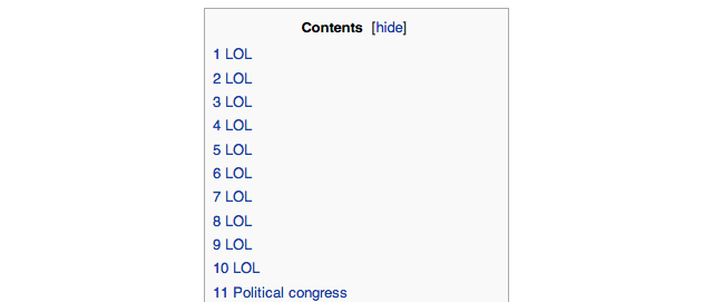 Someone At US Congress Gets Banned From Wikipedia For Trolling