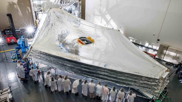 The Webb Space Telescope’s Sunshield Is Complete And It Looks Amazing