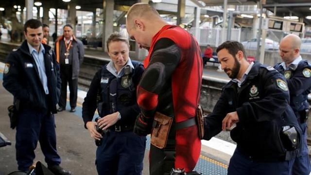 Cops Called On Cosplayer Riding Sydney Train With ‘Guns, Swords & Grenades’