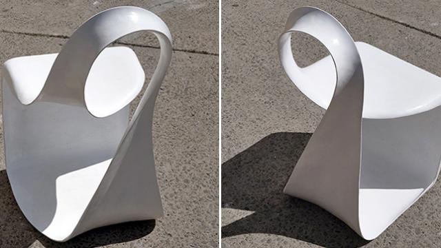 A Twisted Mobius Chair Provides An Infinite Place To Sit