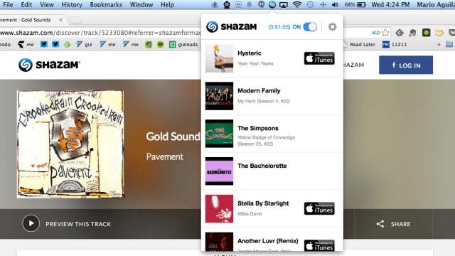 Shazam For Mac Brings Automatic Song And TV Show ID To Desktops