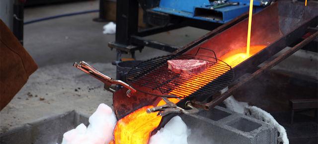 These Maniacs Cooked Steak With Molten Lava And Lightning