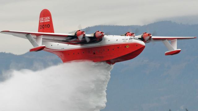 Monster Machines: This Whale Of A Flying Boat Used To Fight Nazis, Now It Fights Fires