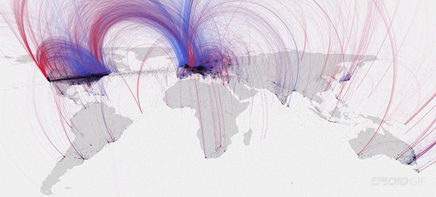 This Map Shows How The World’s Most Important Cities Change Over Time