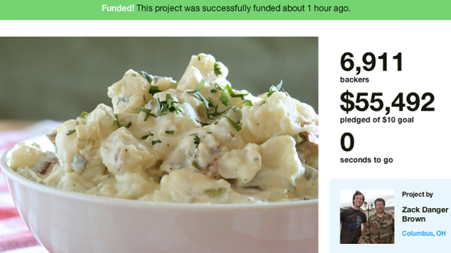Potato Salad Kickstarter Beats Funding Goal By Over 500,000 Per Cent