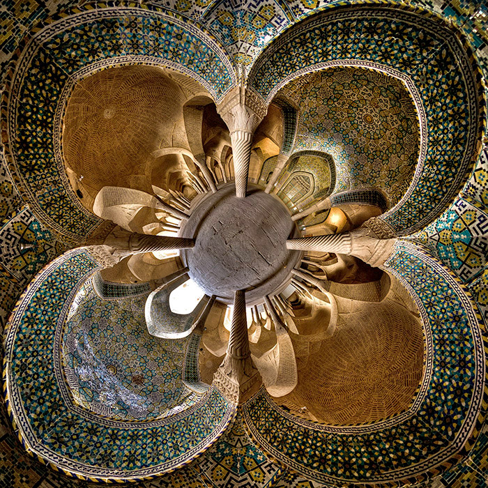 Extreme Wide Angle Photos Turn Mosques Into Beautiful Kaleidoscopes
