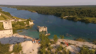 Abandoned Soviet Forced Labour Camp Oddly Turns Into Fun Beach