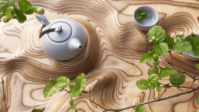 A Table That Looks Like Topography Is The Prettiest Way To Serve Tea
