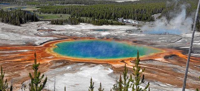 Somebody Crashed A Drone Into Yellowstone’s Hot Springs