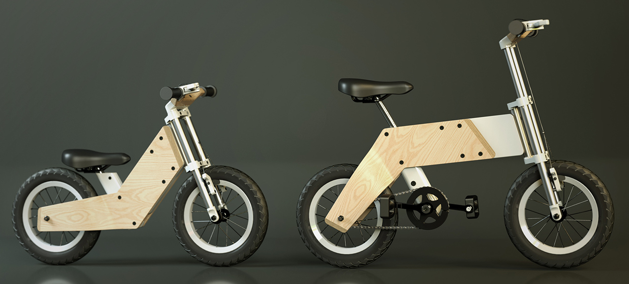 A Flippable Frame Lets This Bike Grow With Your Kids