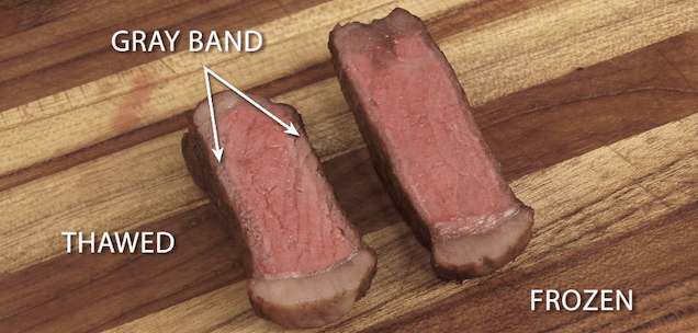 Science: It’s Better To Cook A Frozen Steak Than A Thawed Steak