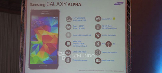 A New Samsung Galaxy Alpha Image Leaks Full Specs