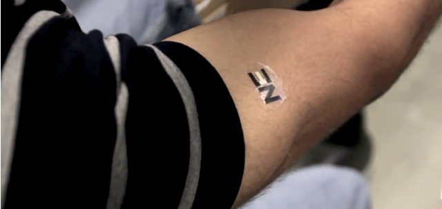 This Temporary Tattoo Is Actually A Battery That’s Powered By Your Sweat
