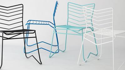 This Stackable Wire Chair Is Beautifully Simple