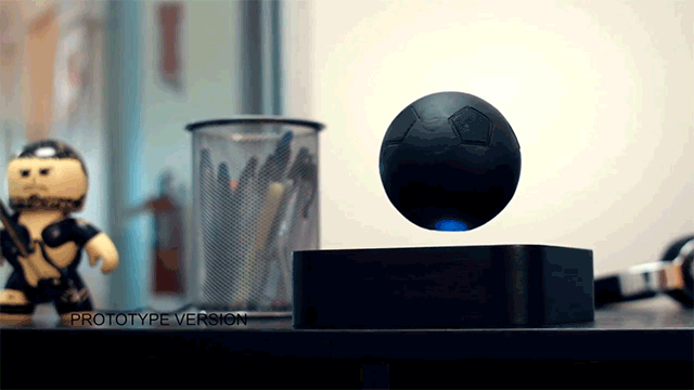 This Death Star Of A Speaker Actually Floats Midair