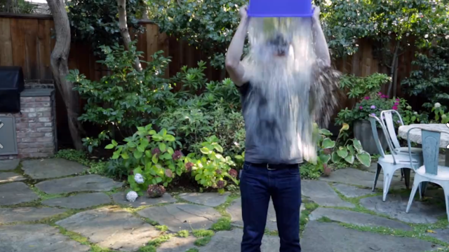 Watch Zuck Dump A Bucket Of Ice Water On His Head (For Charity)
