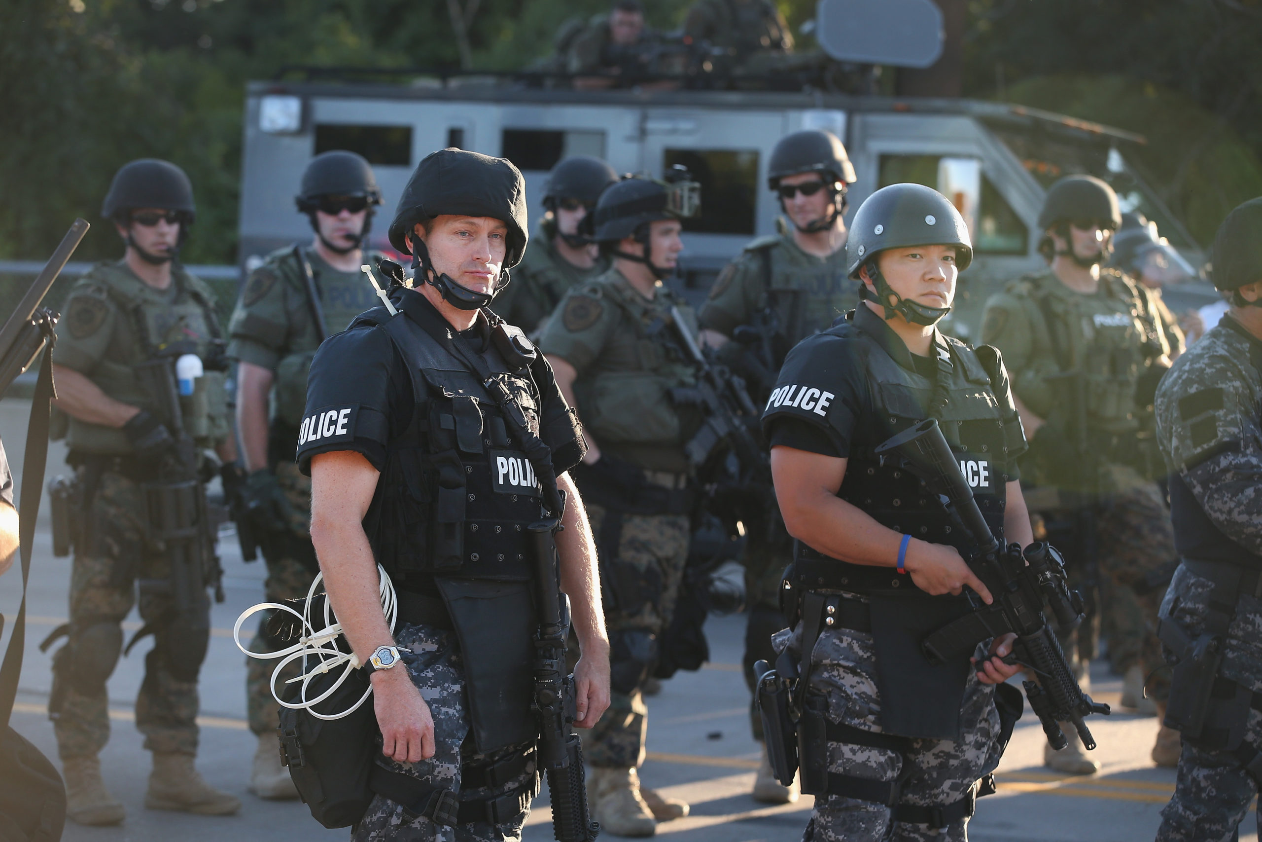 Why The Ferguson Police Force Looks Like A Military Unit