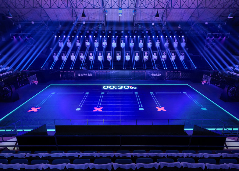 The First Touch-Sensitive LCD Basketball Court In The World Is Awesome