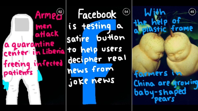 Oh Dear, A Startup Is Snapchatting The News
