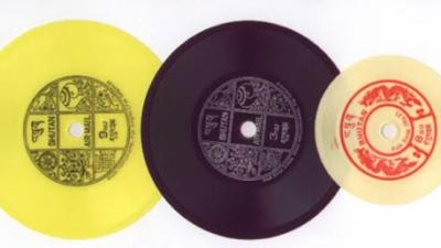 These Bhutanese Postal Stamps Play Like Real Vinyl Records