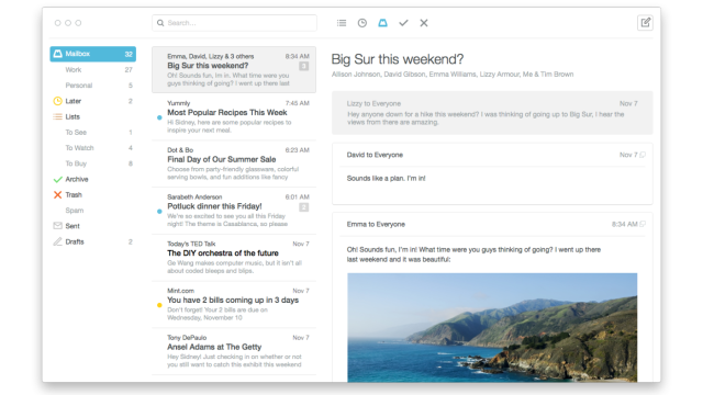 Mailbox For Mac Arrives In Beta Today To Redeem Your Email