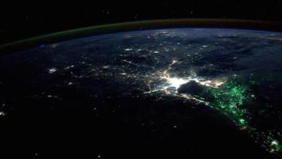 What Is The Massive Green Oceanic Glow That Surrounds Bangkok At Night?