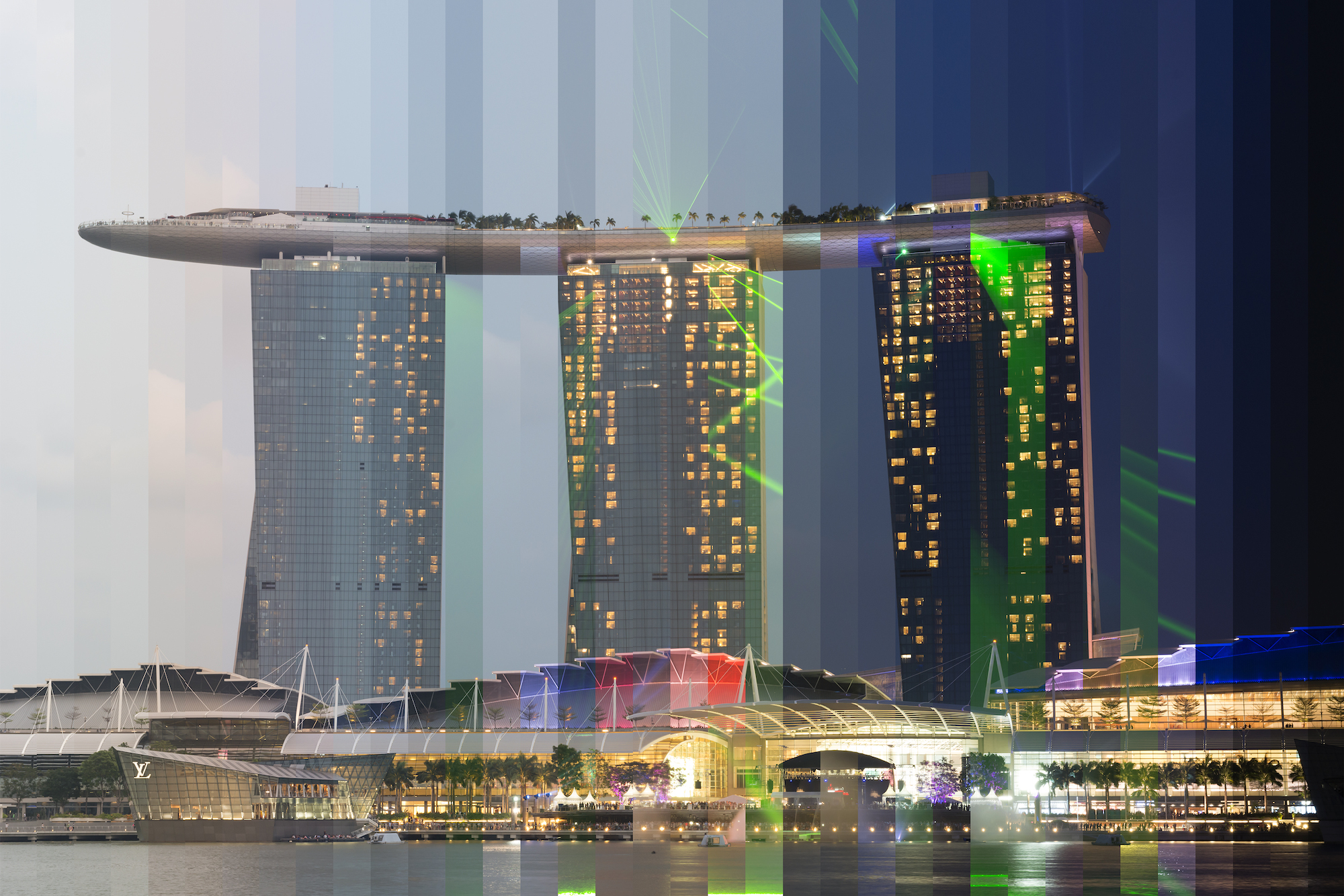 Here’s What Famous Buildings Look Like From Day To Night In One Photo