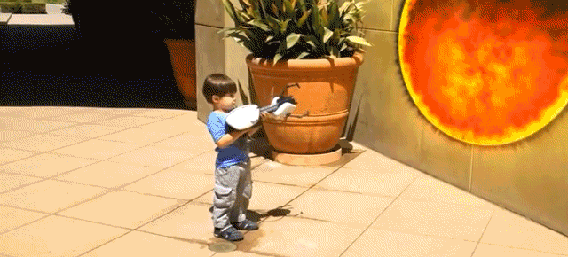 Watch A Dad’s Righteous Special Effects Turn His Kid Into An Action Hero