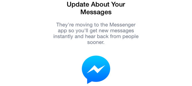 Facebook Really Wants You To Stop Being Pissed About Messenger
