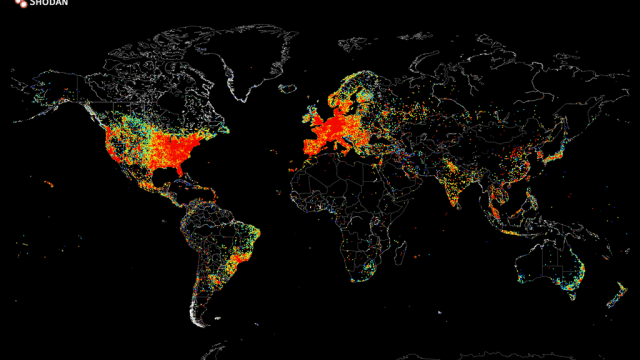 A Map Of Every Device In The World That’s Connected To The Internet