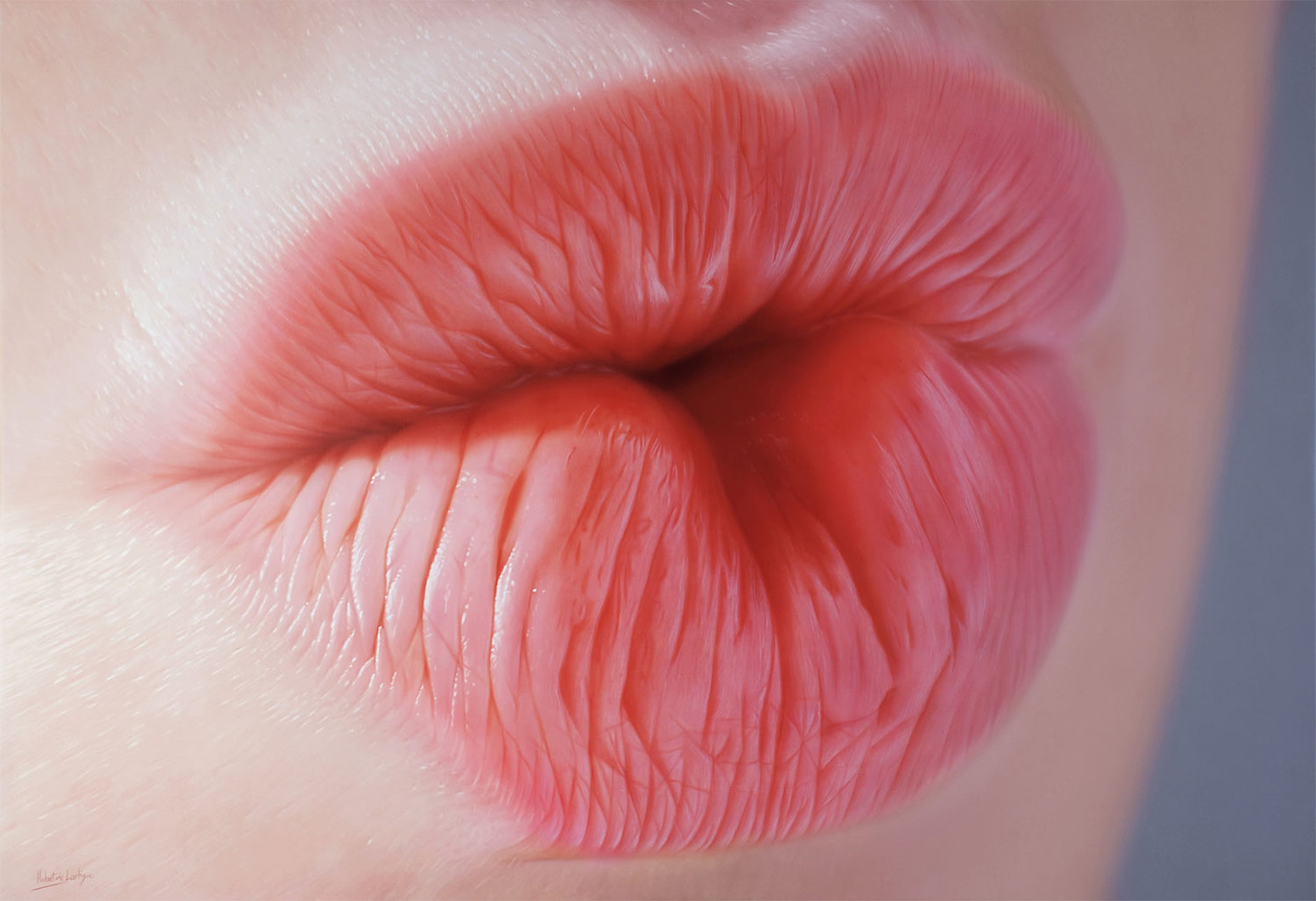 These Hyperrealistic Paintings Of Lips Are So Erotic They Should Be NSFW