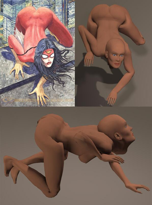 Here’s How Anatomically Impossible That Spider-Woman #1 Cover Is (NSFW?)