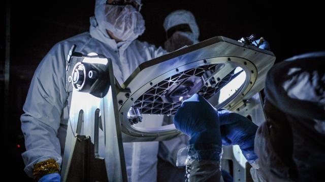 Space Ophthalmologists Inspect The Eye Of A Brand New Spacecraft