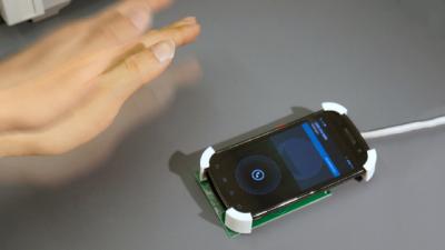 How Scientists Made This Ordinary Phone A Touchless Interface