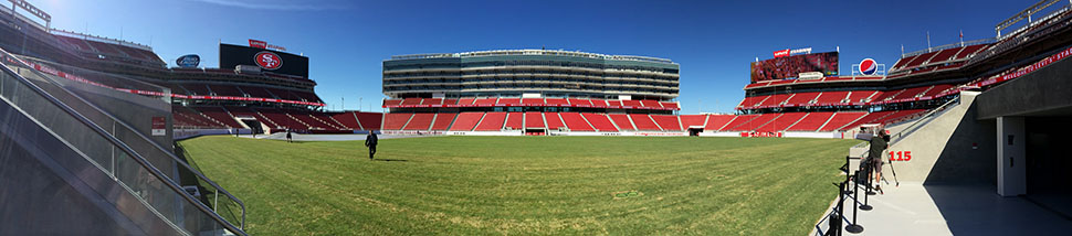Behind The Scenes At The San Francisco 49ers’ New High Tech Stadium