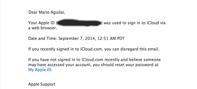 Apple Now Warns You If Your iCloud Is Accessed From The Web