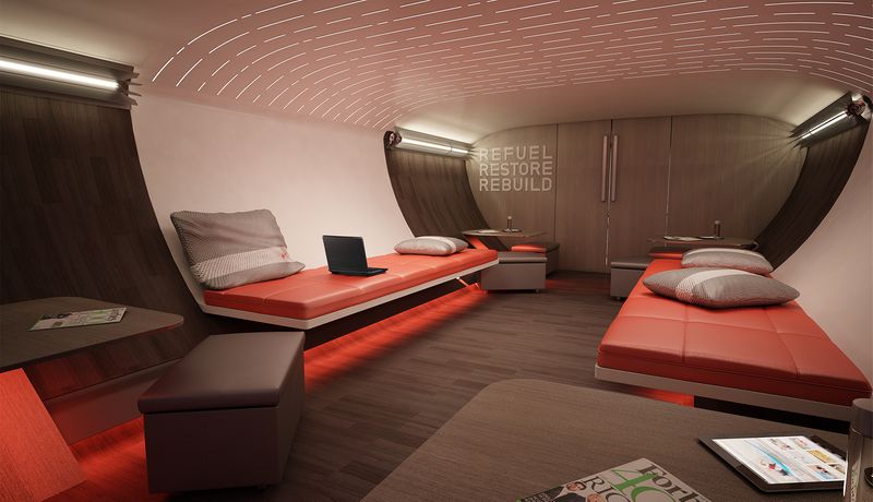 Nike’s Concept Jet For Pro Athletes Is A Luxury Lounge At 40,000 Feet