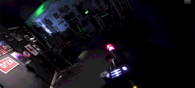 Using Light-Painting Effects To Recreate The Ghostbusters Proton Streams