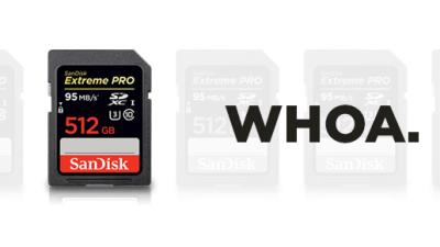 SanDisk’s Ridiculous New 512GB SD Card Costs $US800