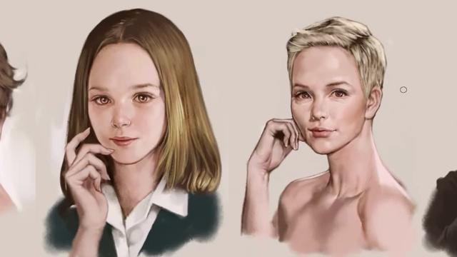 Speed Painting Video Shows All The Stages Of A Woman’s Life In 4 Minutes