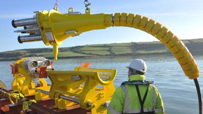 The Giant Power Plug Is Used For Floating Wind Turbines