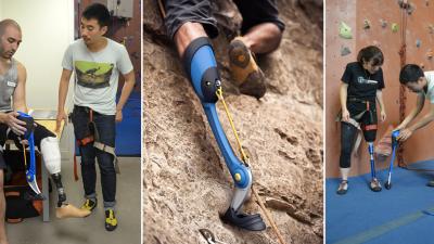 A Prosthetic Leg For Mountain Climbers, Inspired By Sure-Footed Goats