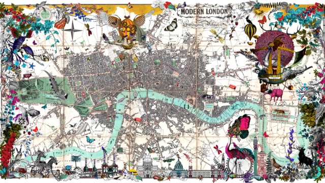 These Richly Detailed Maps Give The Modern World A Victorian Twist