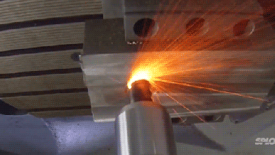 Ceramic Head Cuts One Of The Toughest Metals In The World