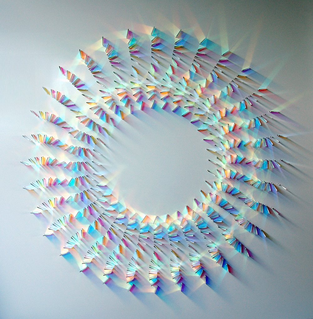 Beautiful Glass Sculptures Transform Light Into Beautiful Colour Shapes
