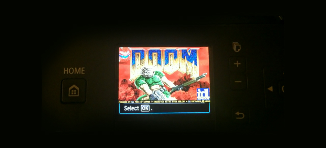 A Hacker Turned This Printer Into A Doom Machine