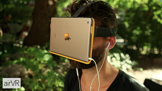 AirVR Wants To Shut Off All Human Contact With An iPad Mini Face-Holder
