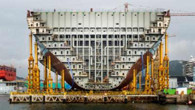 Pictures Of The World’s Biggest Cargo Ship Make You Feel Tiny