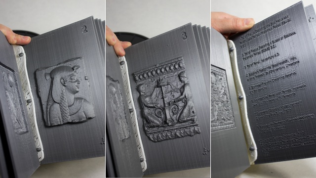 A 3D-Printed Book Lets You Touch Precious Art With Your Grubby Meathooks